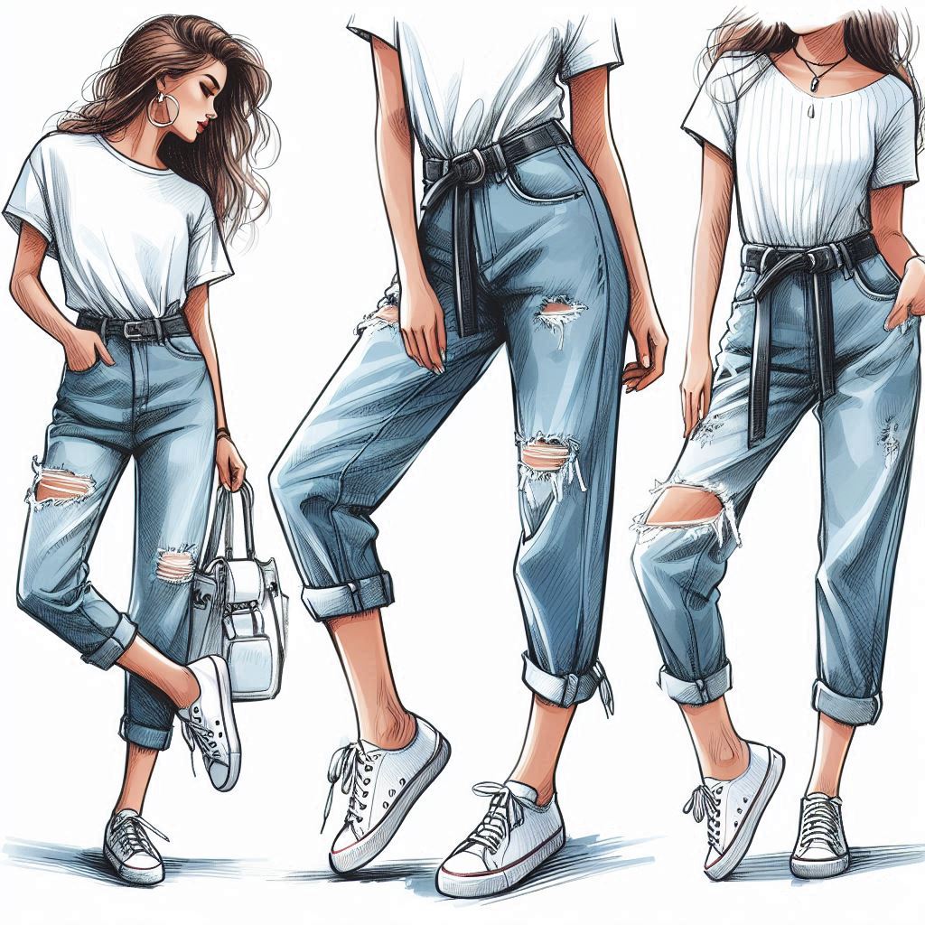 Boyfriend vs. Girlfriend Jeans: Find your Fit & Style - Sparrow ...