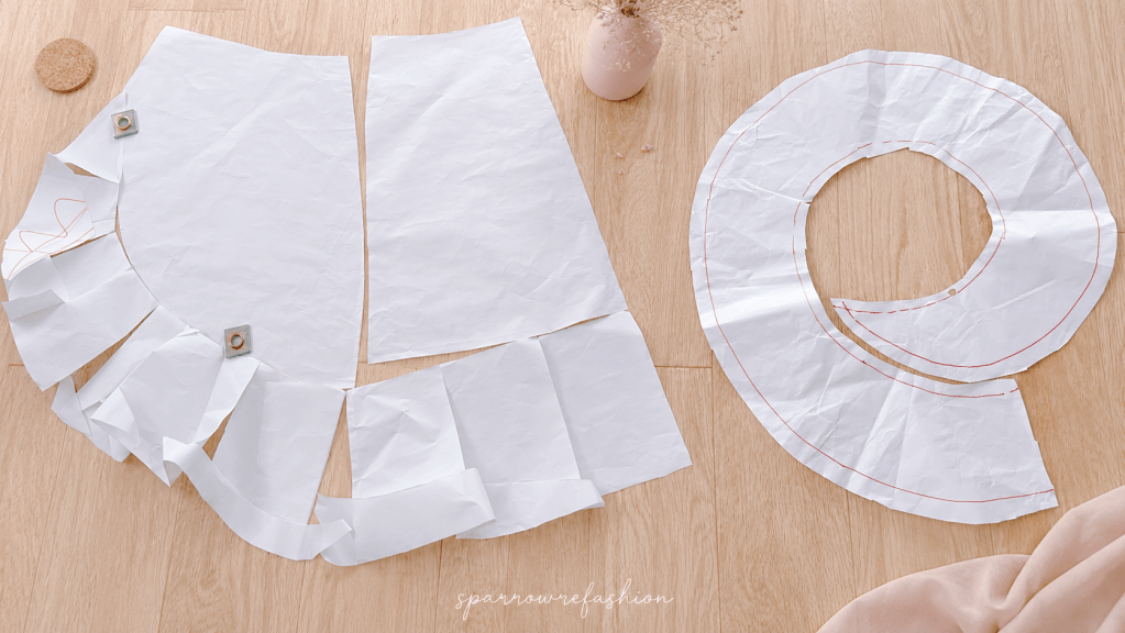 Spiral Flounce Pattern: Easy Drafting Tutorial - Sparrow Refashion: A ...